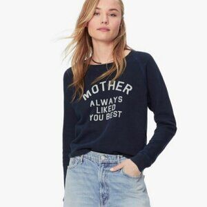 MOTHER The Square Mother Always Liked You Best Sweatshirt Size Small